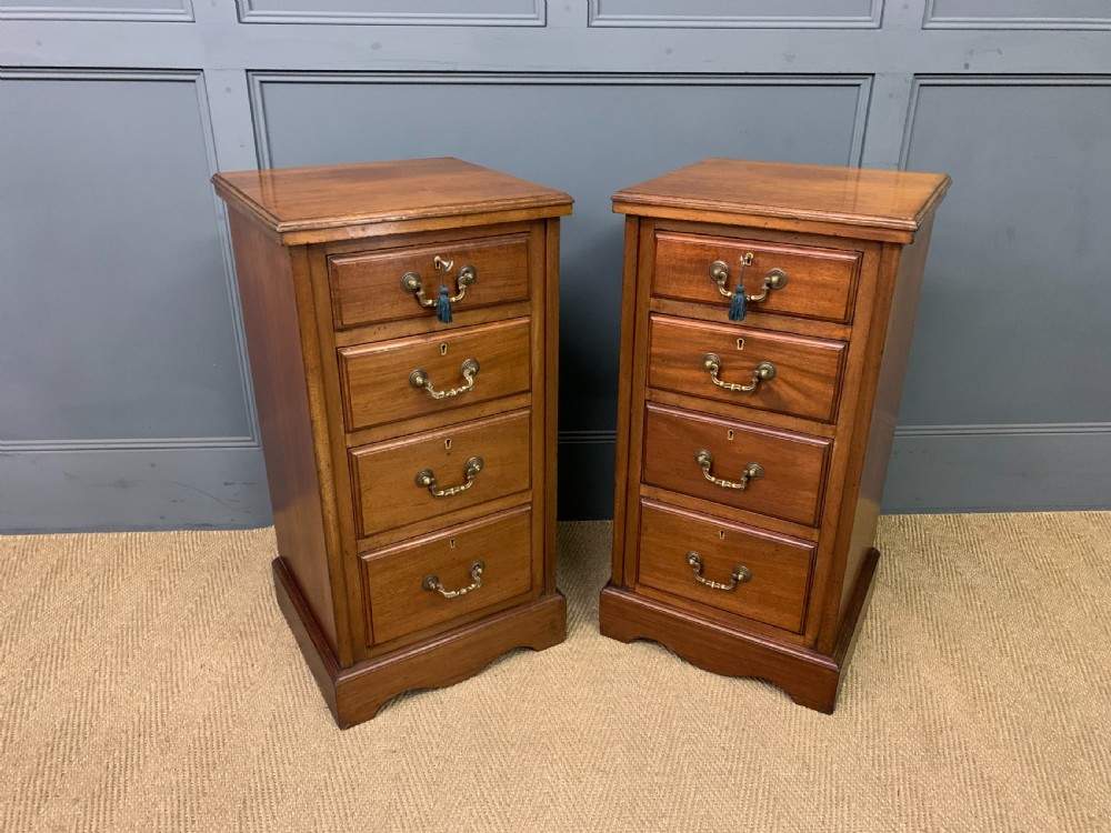 Pair of Victorian Bedside Chests View II
