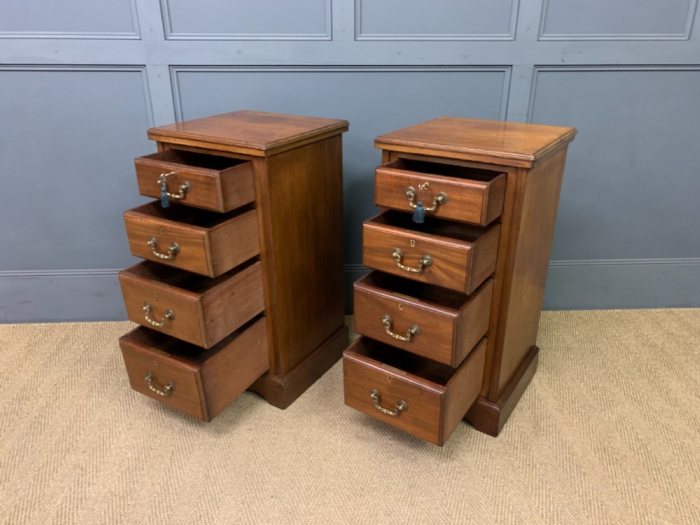 Pair of Victorian Bedside Chests View VI