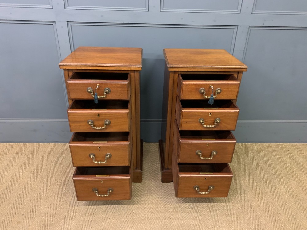 Pair of Victorian Bedside Chests View VII
