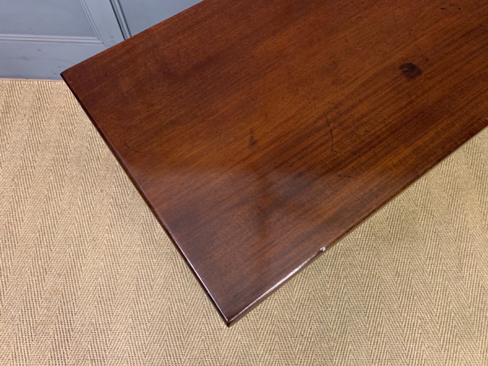 Georgian Mahogany Double Action Fold Over Games Table View IX