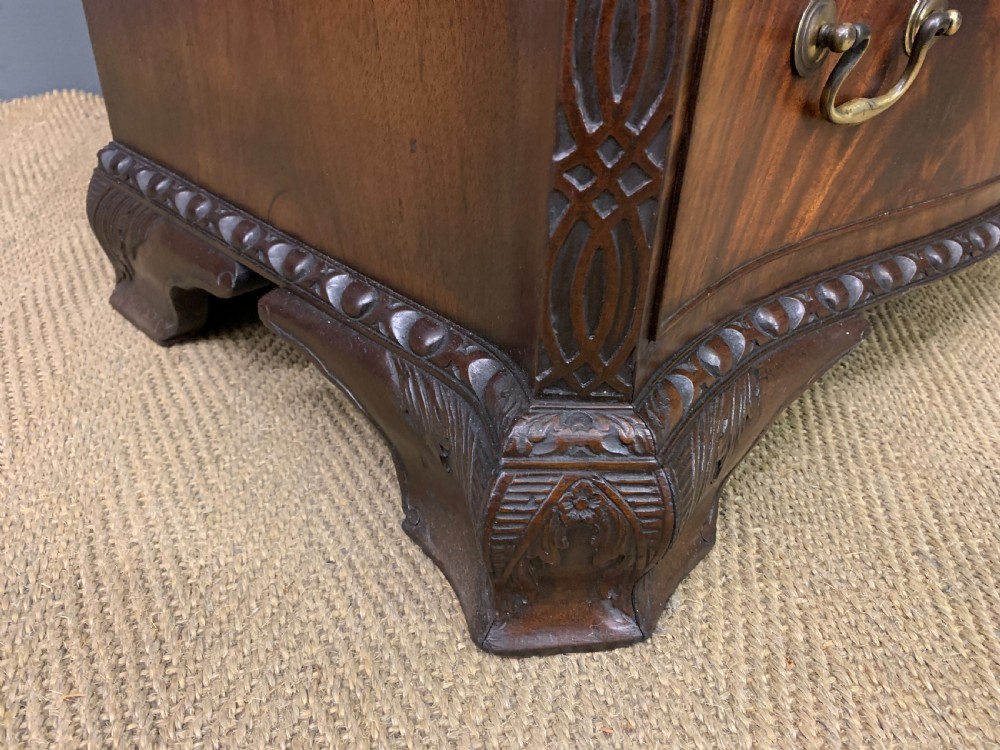 Chippendale Style Edwardian Mahogany Bookcase View XVI
