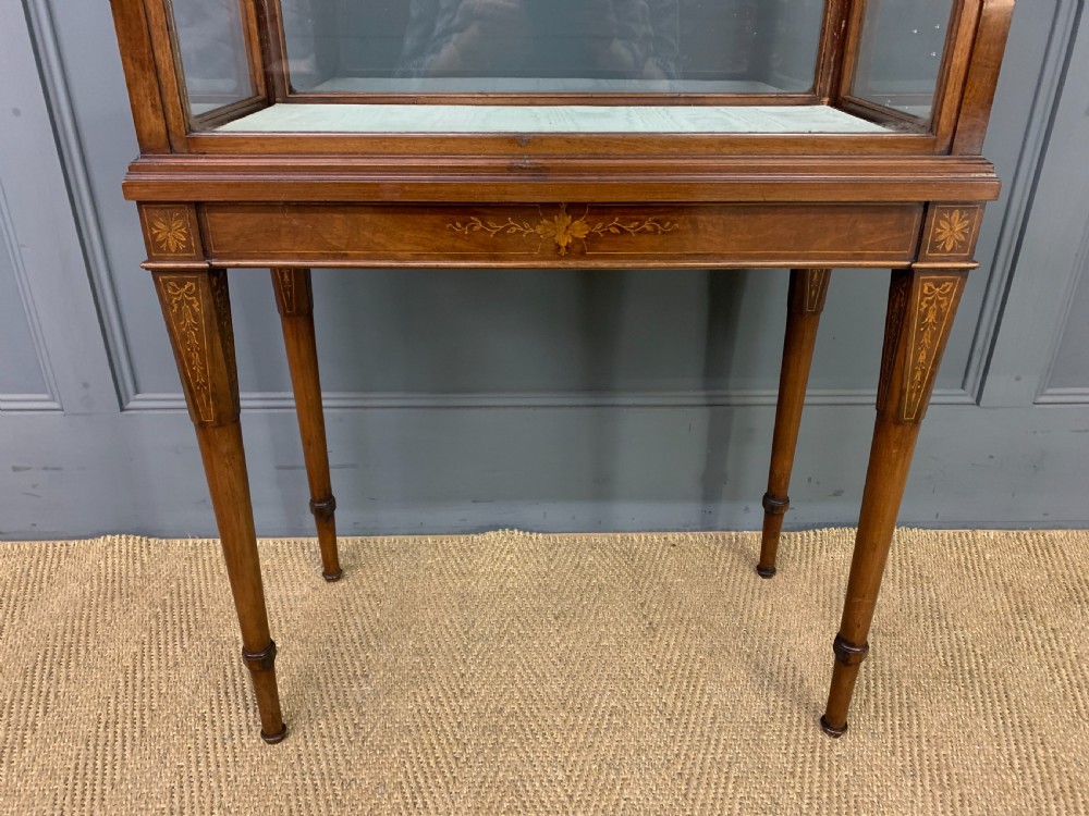 Inlaid Mahogany Display Cabinet View IV