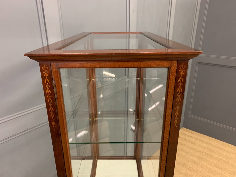 Inlaid Mahogany Display Cabinet View XI