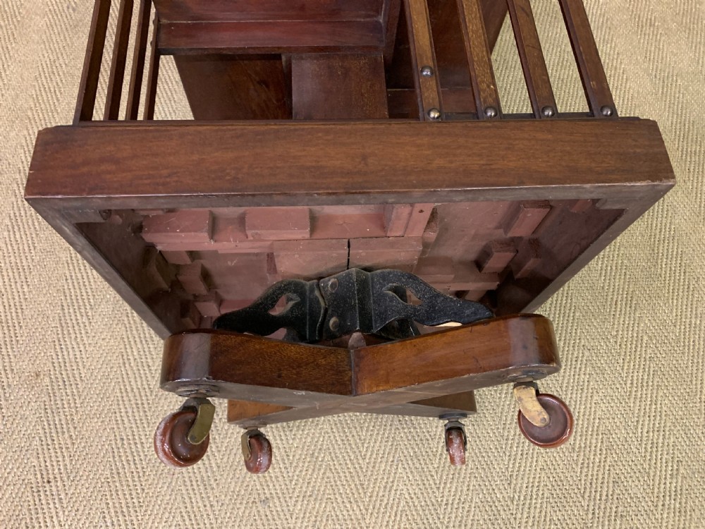 Mahogany Revolving Bookcase by Maple & Co. View XII