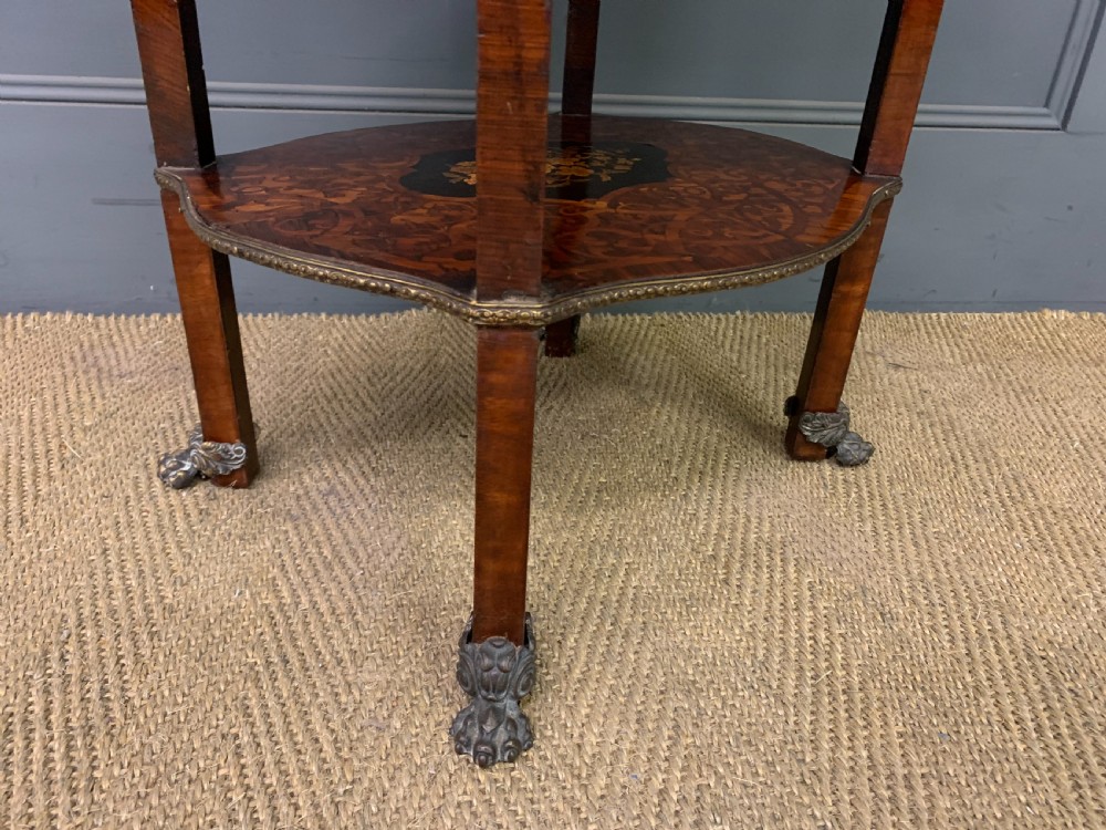 Floral Marquetry Etagere / Work Table View XI