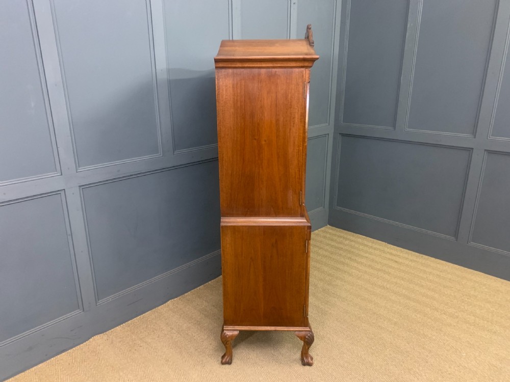 Burr Walnut Domed Top Cocktail Cabinet View VII
