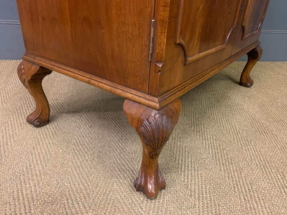Burr Walnut Domed Top Cocktail Cabinet View VIII
