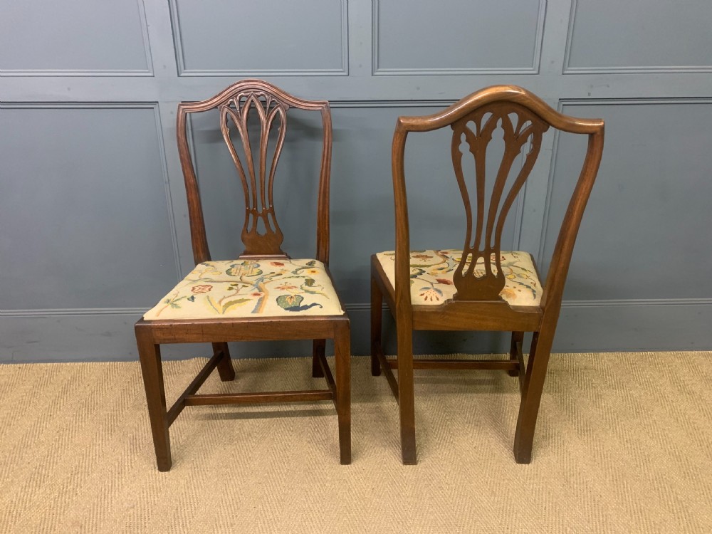 Set of 8 19th Century Mahogany Dining Chairs View V