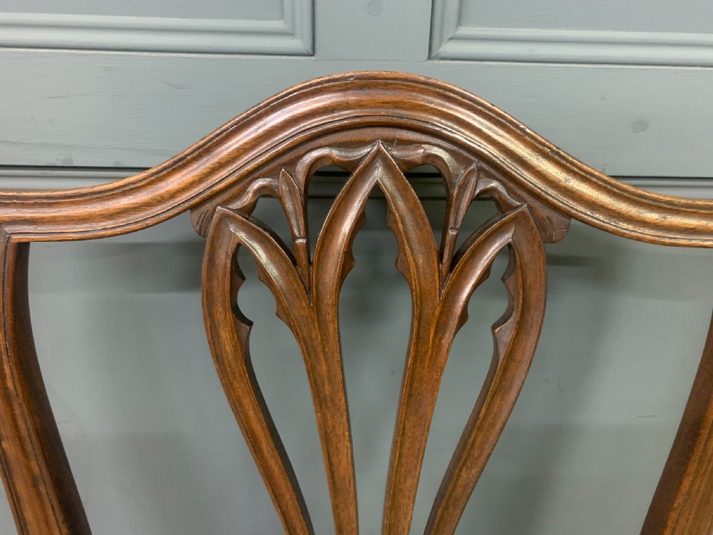 Set of 8 19th Century Mahogany Dining Chairs View VII