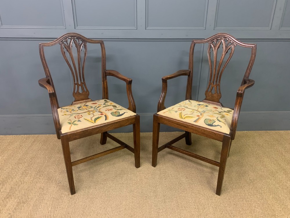 Set of 8 19th Century Mahogany Dining Chairs View XI