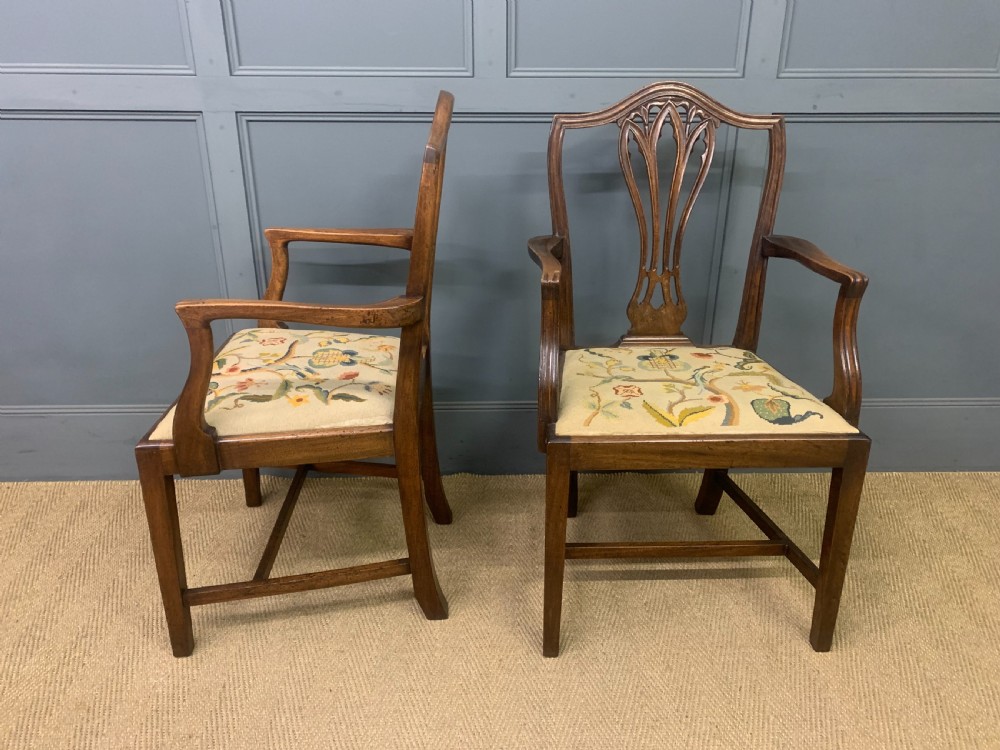 Set of 8 19th Century Mahogany Dining Chairs View XII
