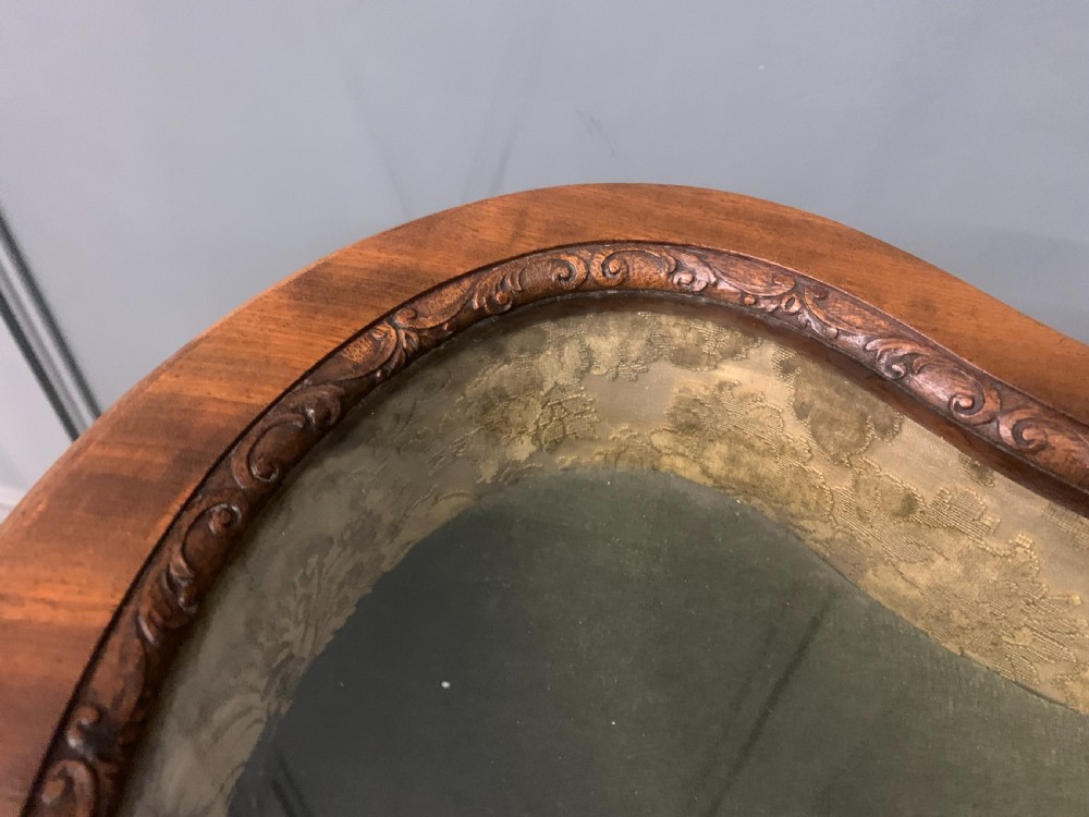 Mahogany and Satinwood Kidney Shaped Bijouterie Table View V