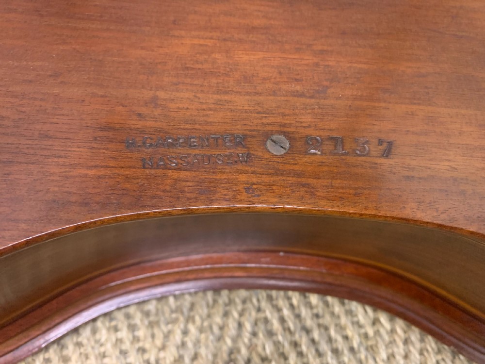 Mahogany and Satinwood Kidney Shaped Bijouterie Table View XVII