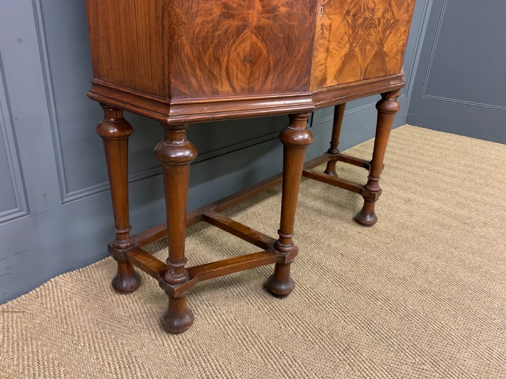 Burr Walnut Display Cabinet View VI