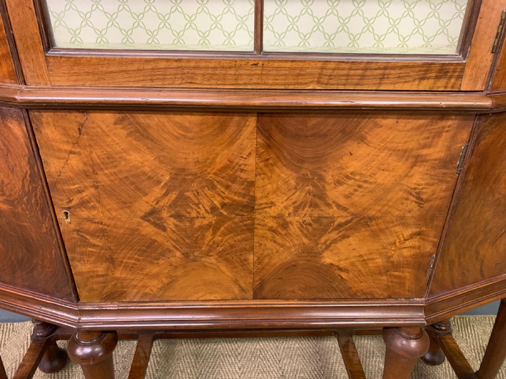 Burr Walnut Display Cabinet View IX