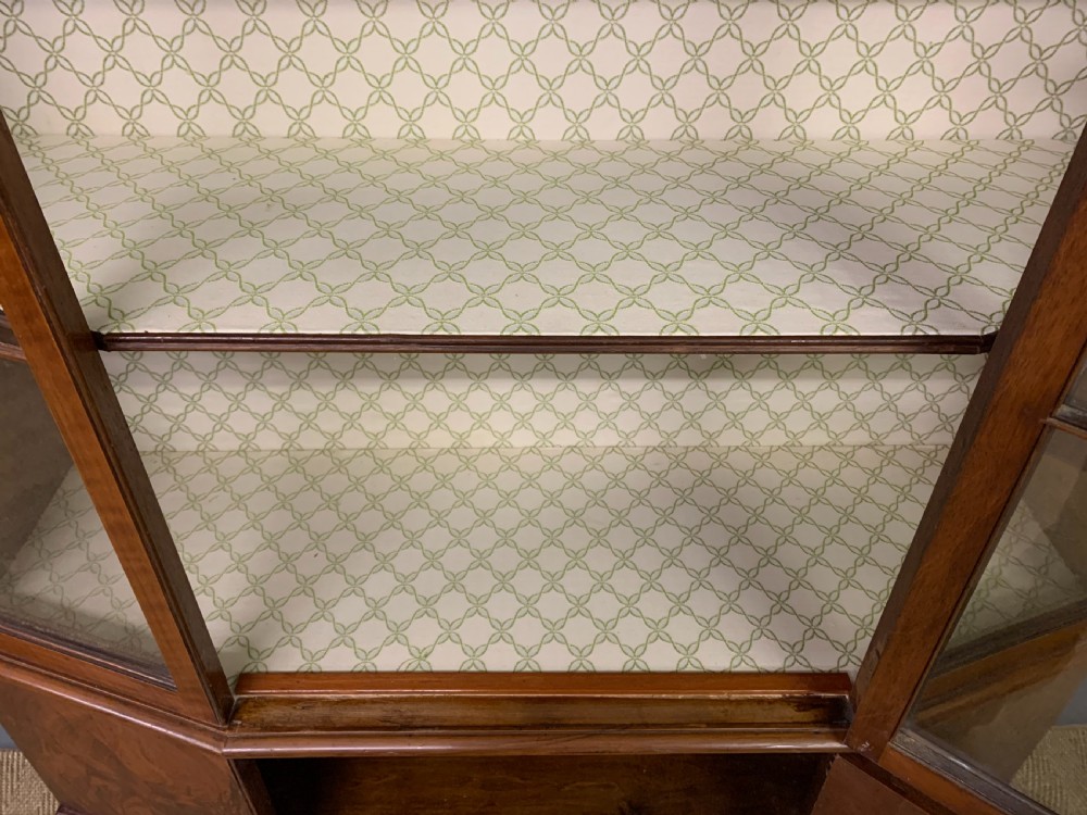 Burr Walnut Display Cabinet View XI