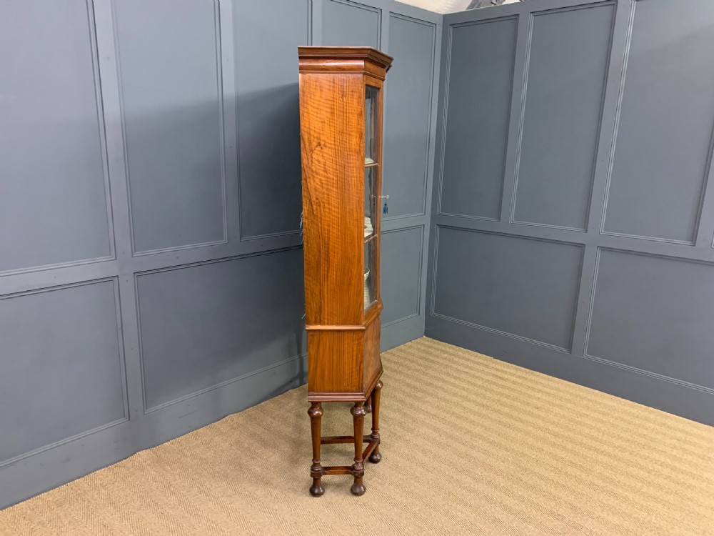 Burr Walnut Display Cabinet View XIII