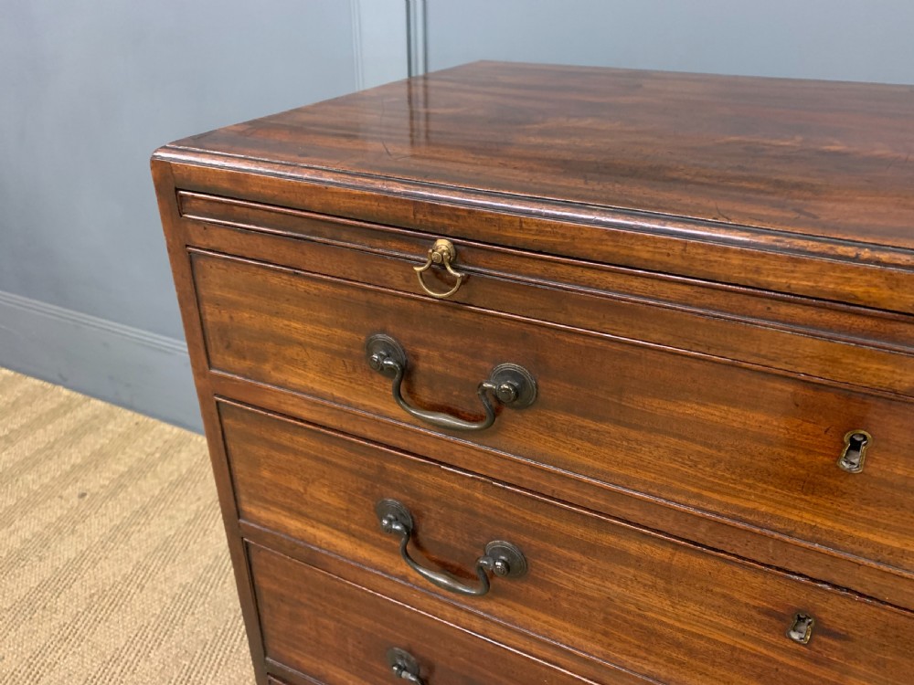 George III Mahogany Bachelors Chest of Drawers View IV