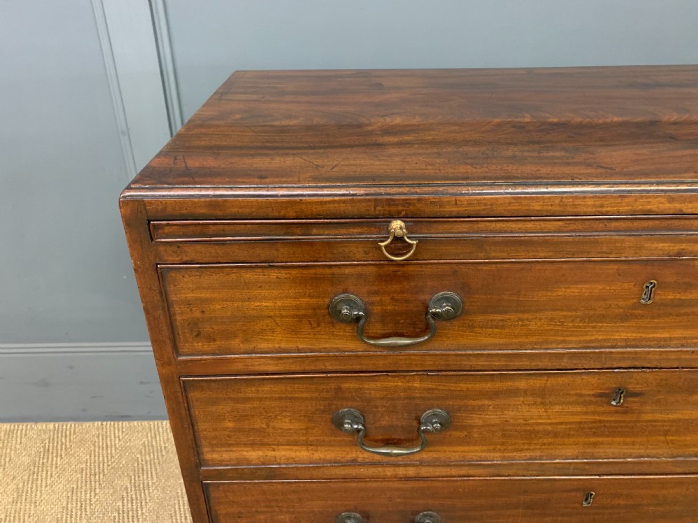 George III Mahogany Bachelors Chest of Drawers View V