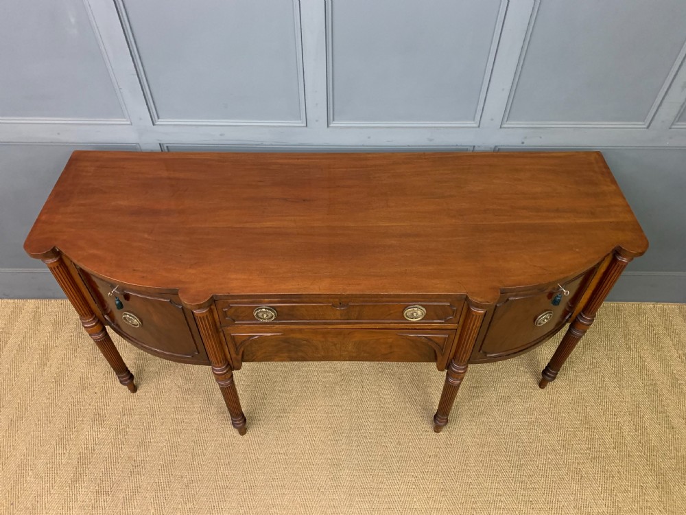 Georgian Mahogany Bow Fronted Sideboard View III