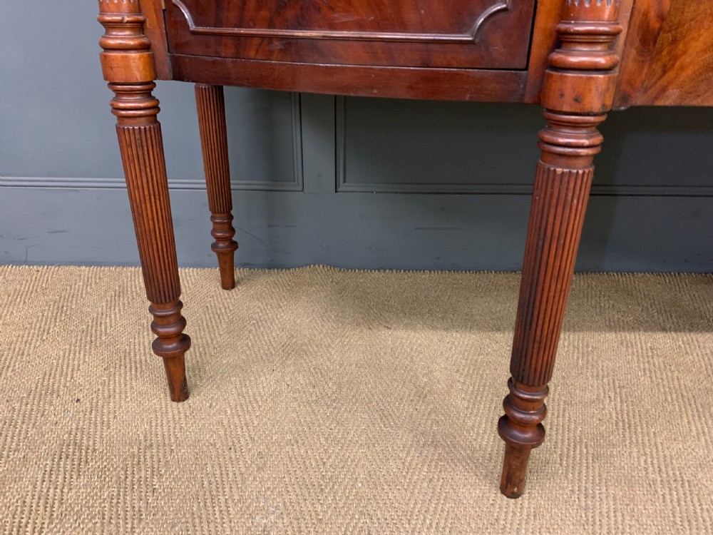 Georgian Mahogany Bow Fronted Sideboard View V