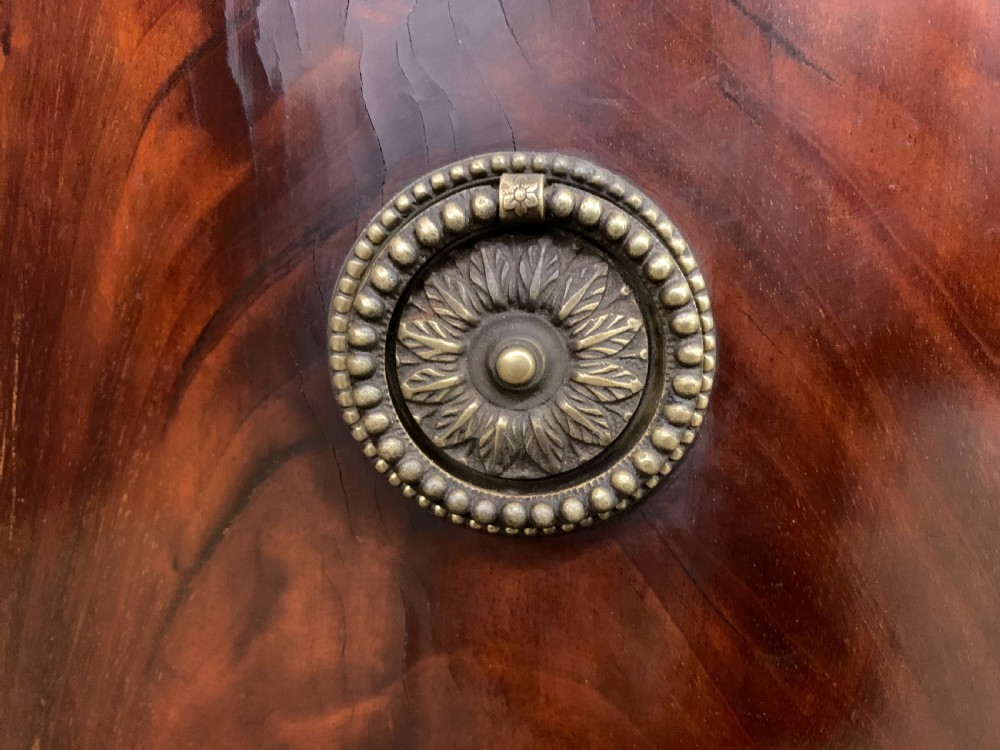 Georgian Mahogany Bow Fronted Sideboard View VIII