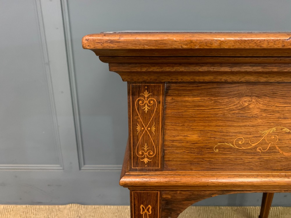 Inlaid Rosewood Metamorphic Writing Desk View VI