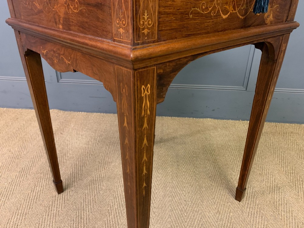 Inlaid Rosewood Metamorphic Writing Desk View XVI