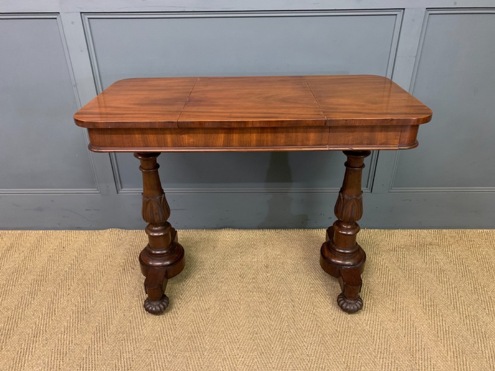 Early Victorian Mahogany Games Table View II