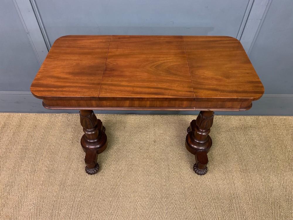 Early Victorian Mahogany Games Table View III