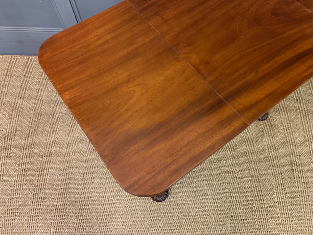 Early Victorian Mahogany Games Table View VI