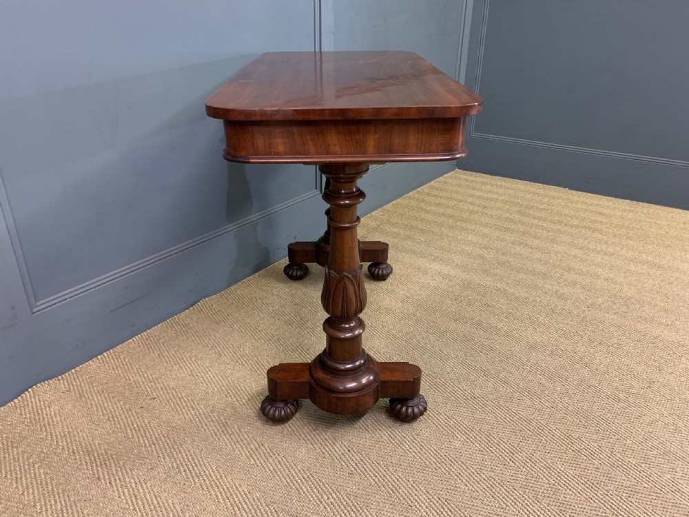 Early Victorian Mahogany Games Table View VII