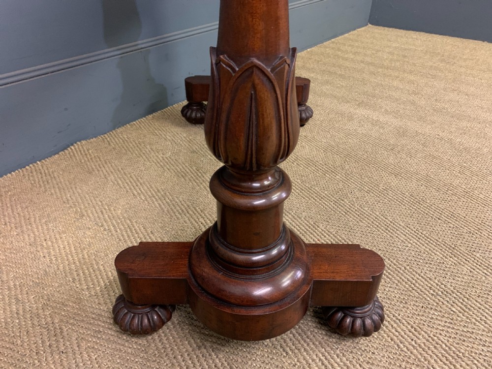Early Victorian Mahogany Games Table View VIII