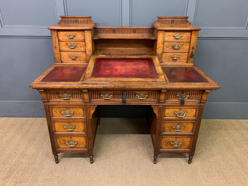 Victorian Dickens Desk by Maple & Co.