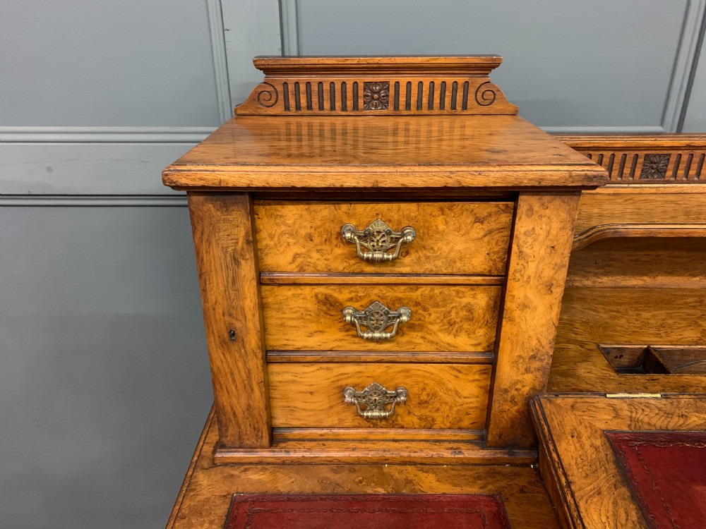 Victorian Dickens Desk by Maple & Co. View IV