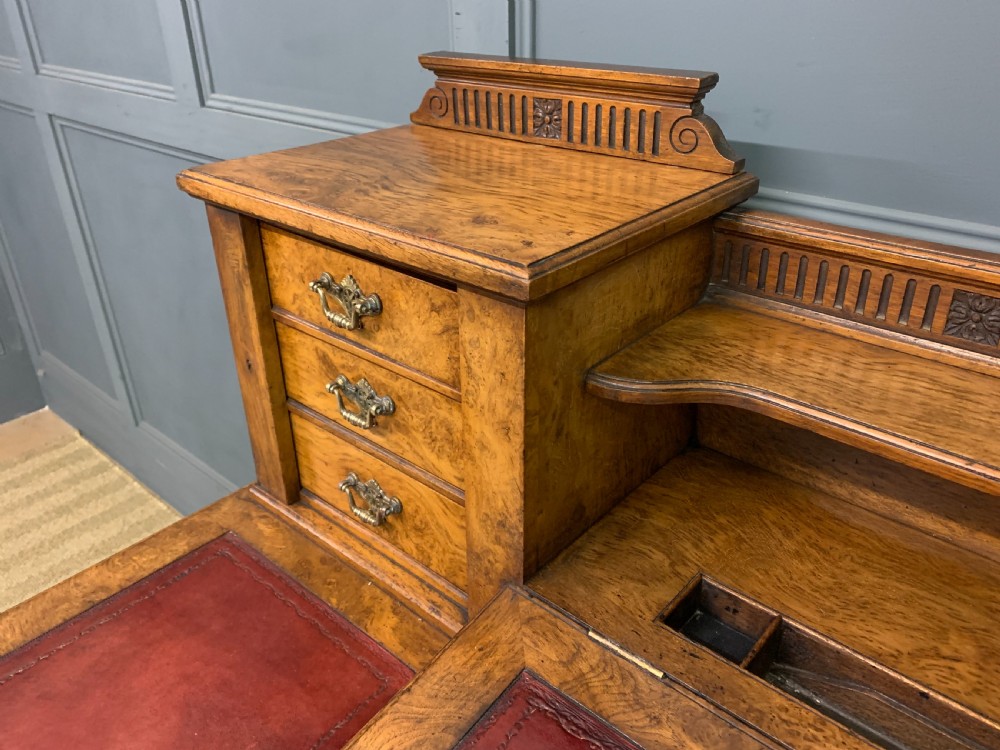 Victorian Dickens Desk by Maple & Co. View VII