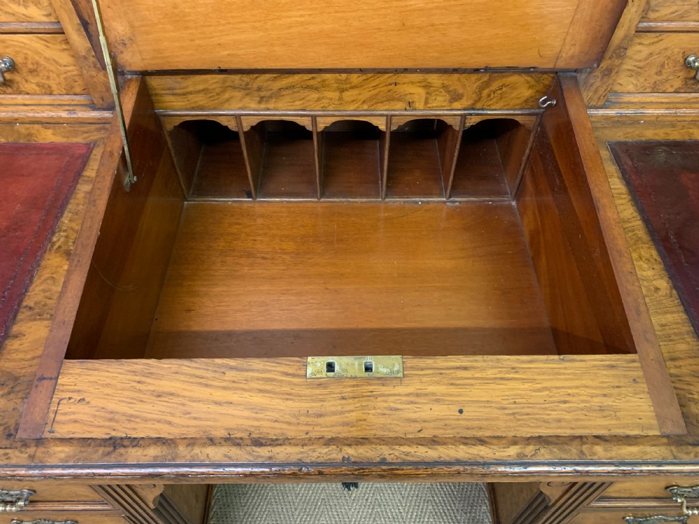 Victorian Dickens Desk by Maple & Co. View IX