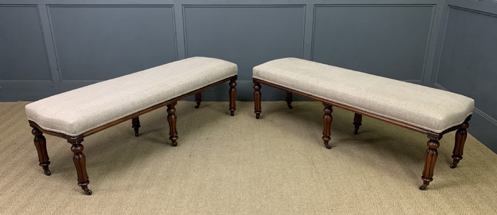 Pair of Victorian Window Seats