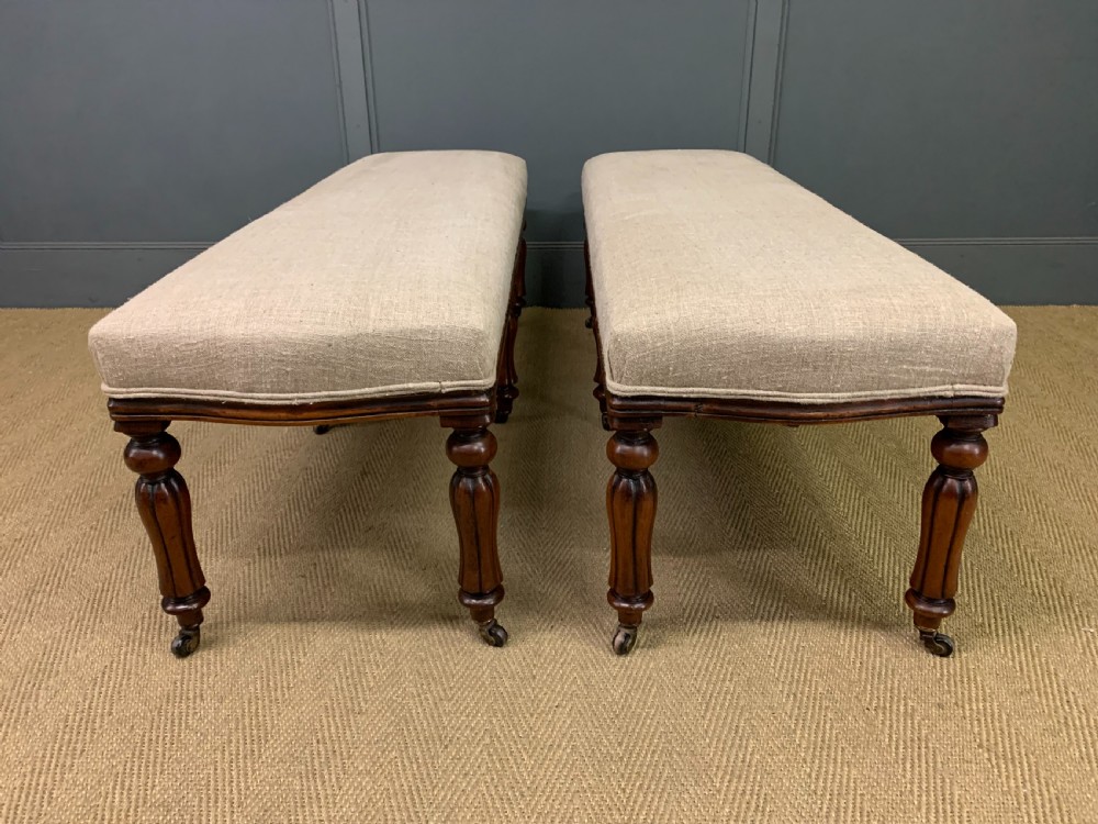Pair of Victorian Window Seats View V