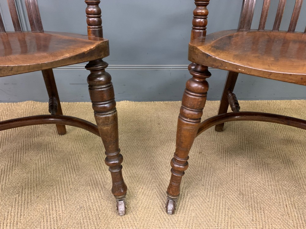 Pair of Arts and Crafts Period Mahogany Armchairs View II