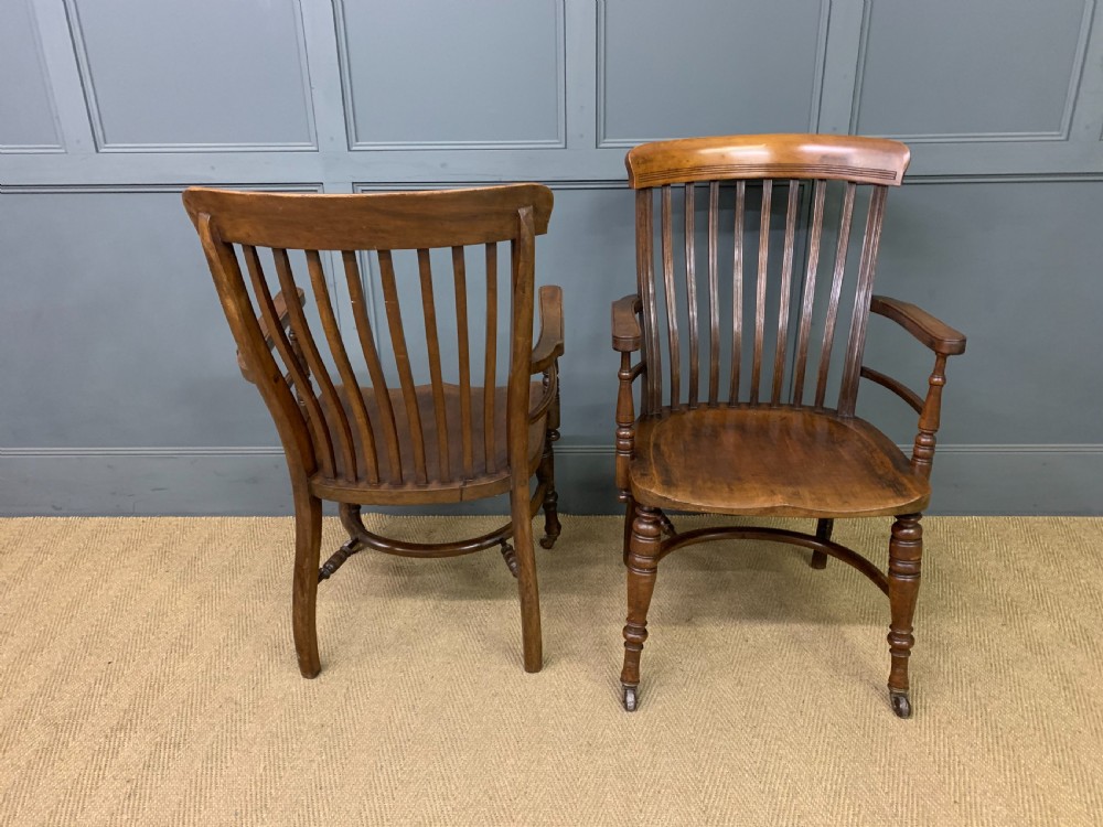 Pair of Arts and Crafts Period Mahogany Armchairs View VI