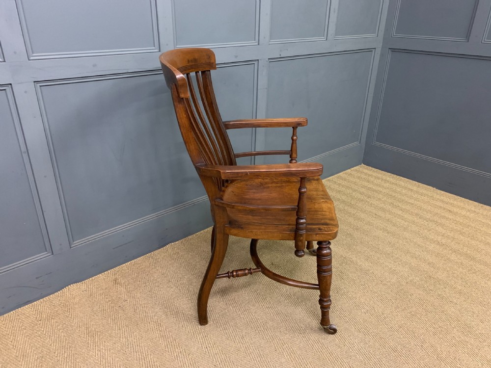 Pair of Arts and Crafts Period Mahogany Armchairs View VIII