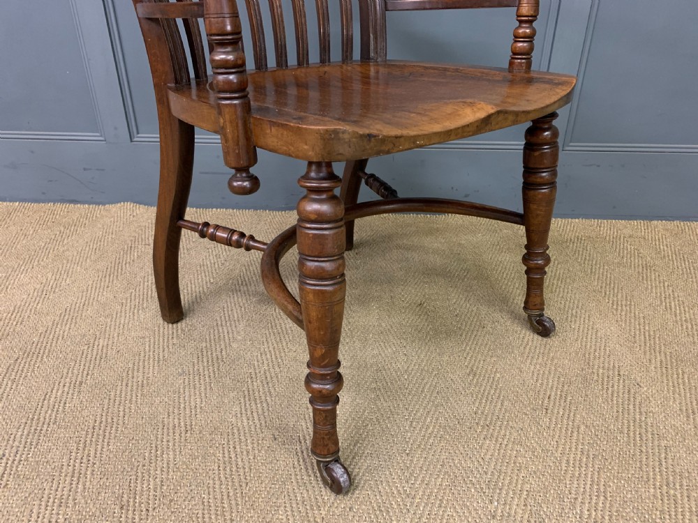 Pair of Arts and Crafts Period Mahogany Armchairs View IX