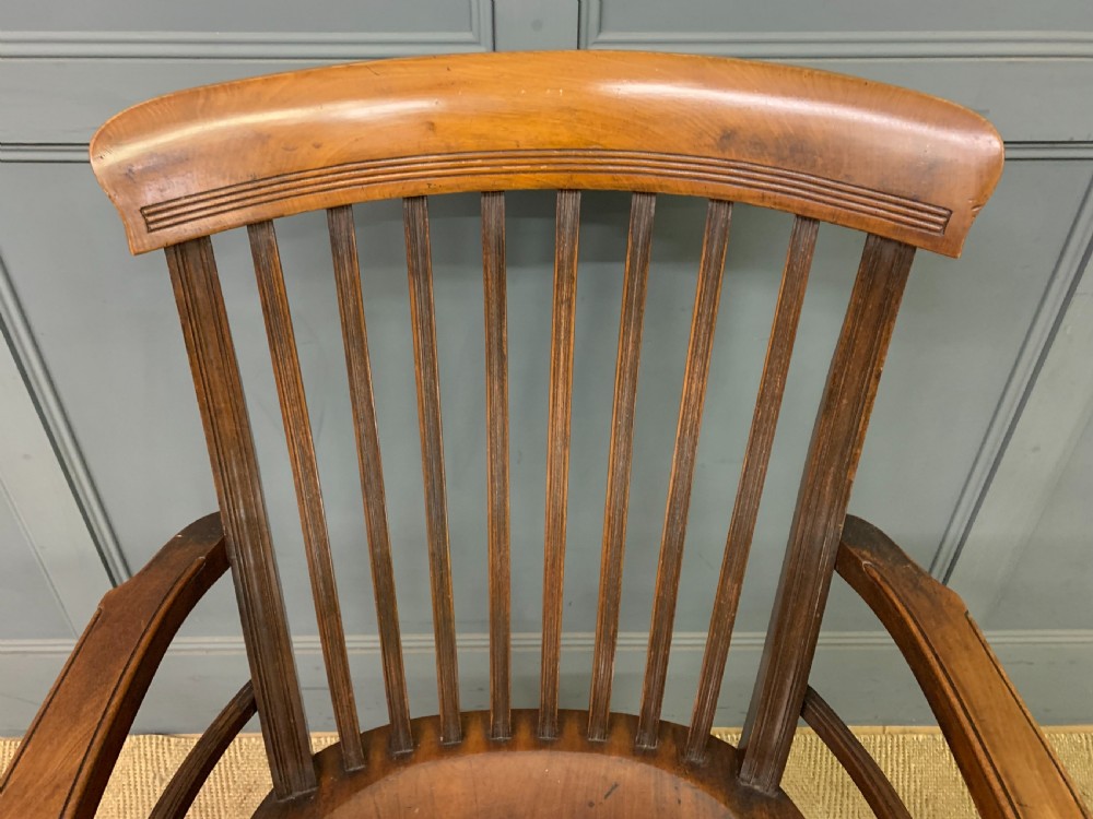 Pair of Arts and Crafts Period Mahogany Armchairs View XI