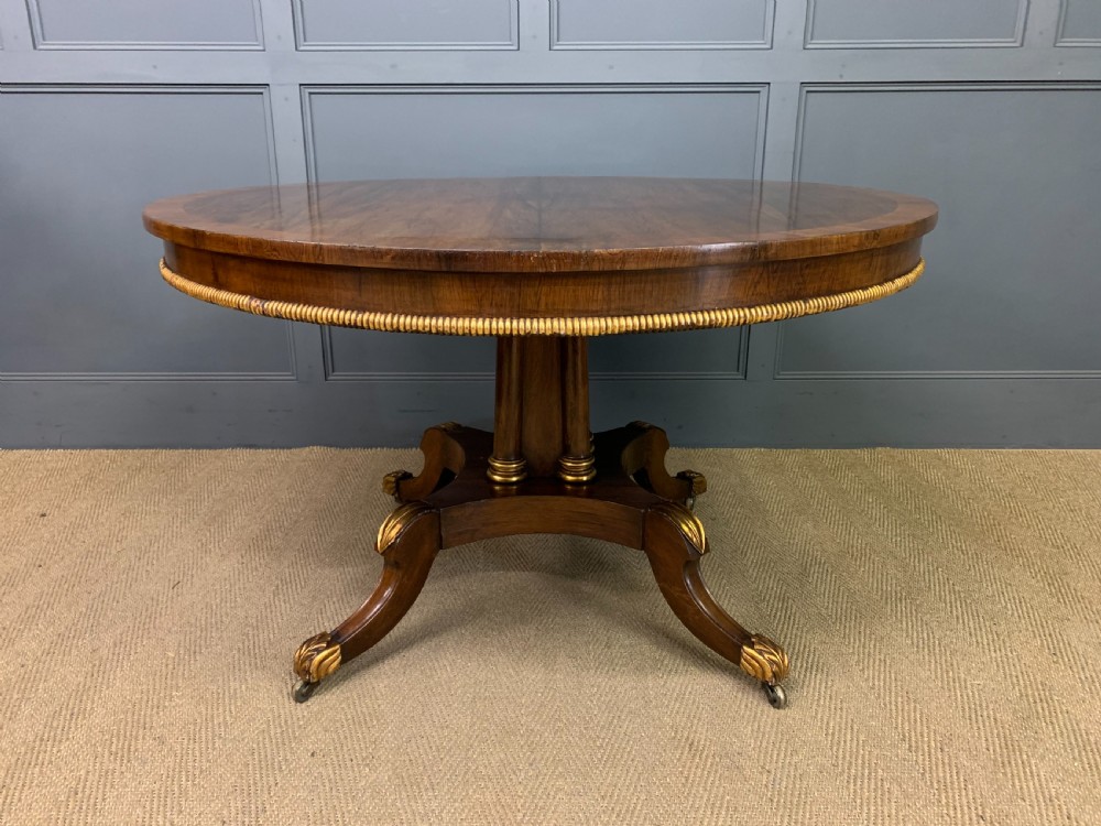 Regency Rosewood Loo Table View II