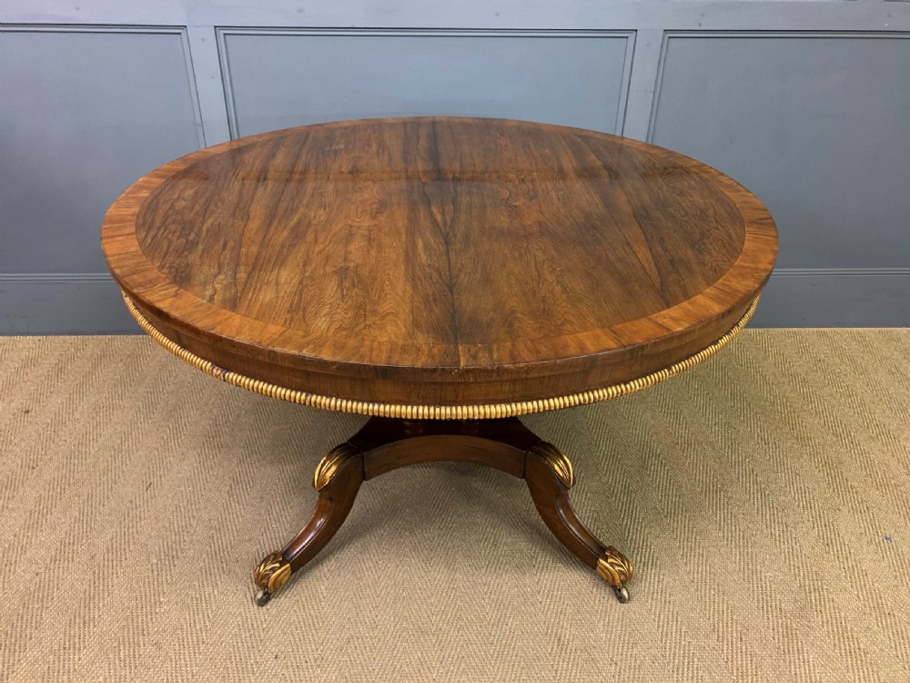 Regency Rosewood Loo Table View III