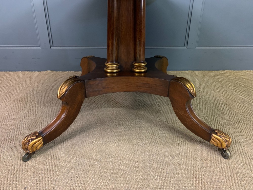 Regency Rosewood Loo Table View VI