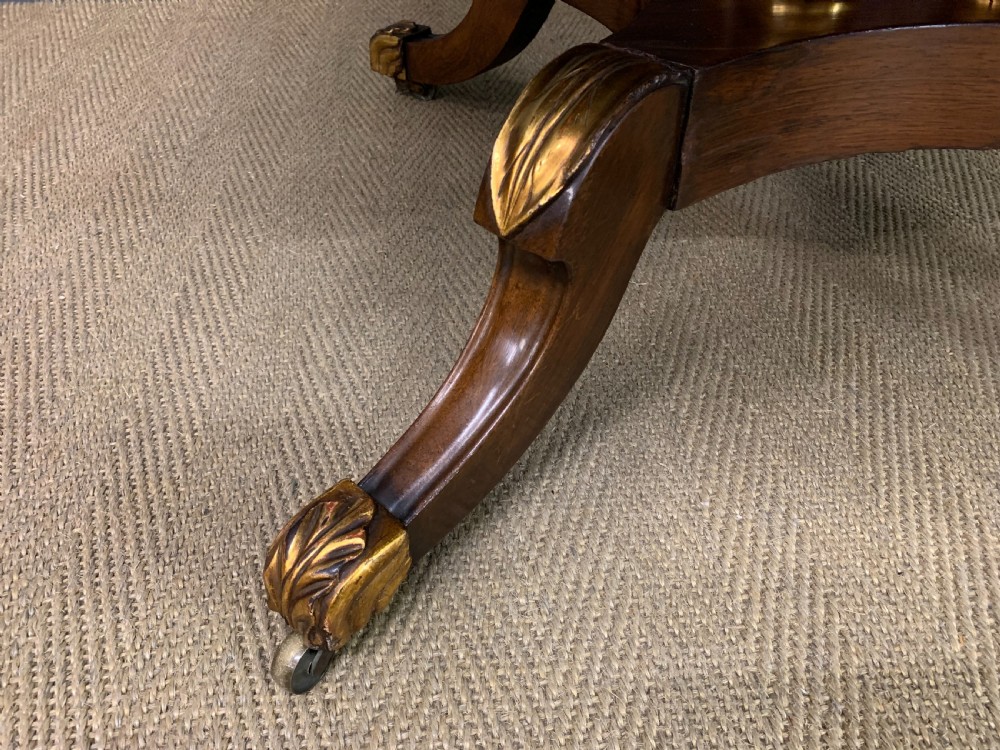 Regency Rosewood Loo Table View VII
