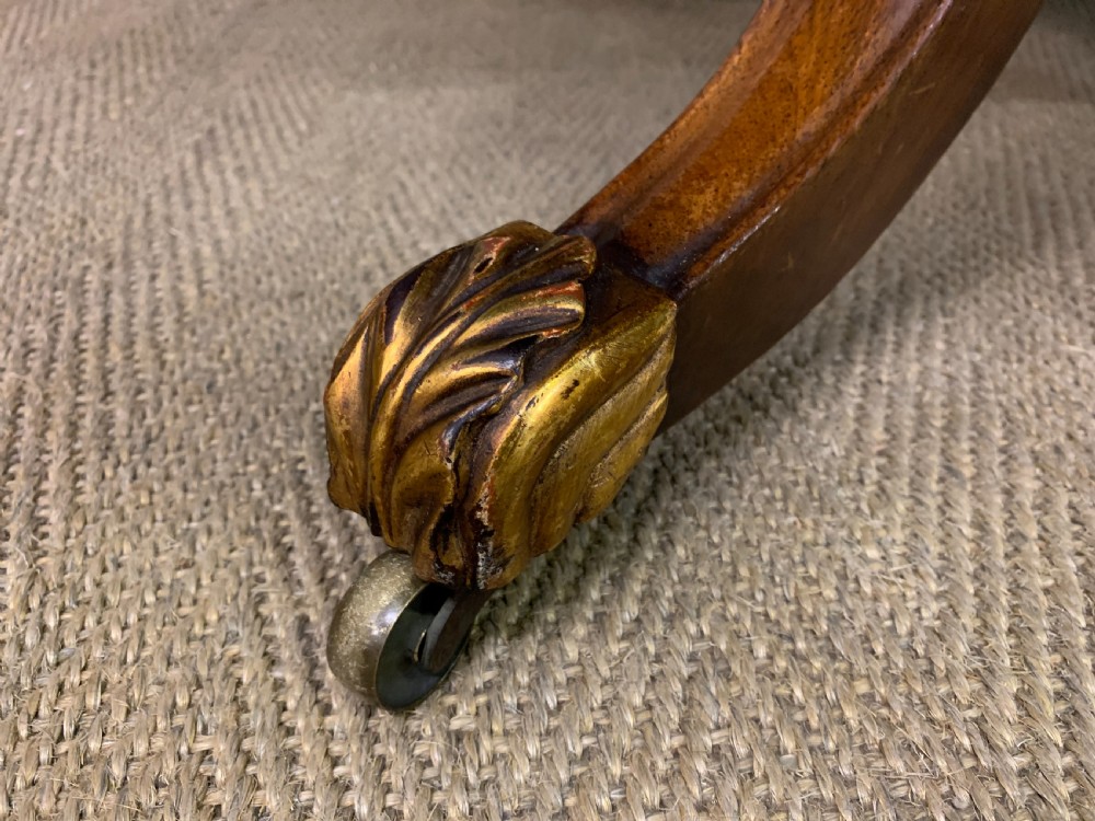 Regency Rosewood Loo Table View VIII