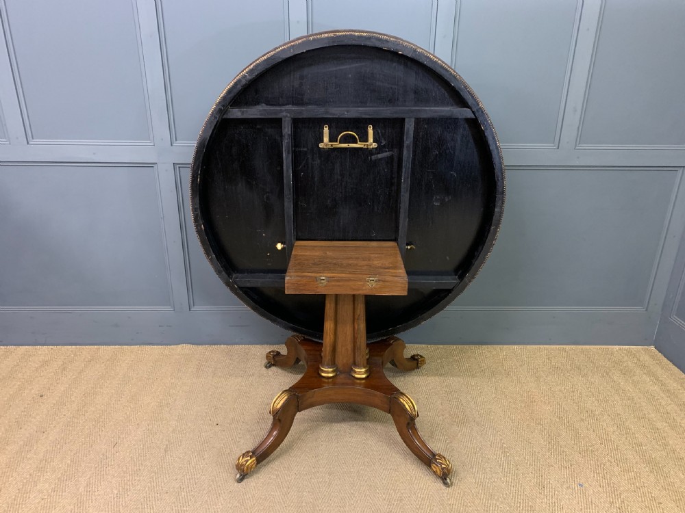 Regency Rosewood Loo Table View XV